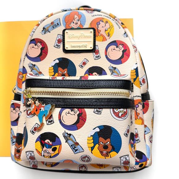 Loungefly Powerline Max Goofy Movie Backpack Disney Parks